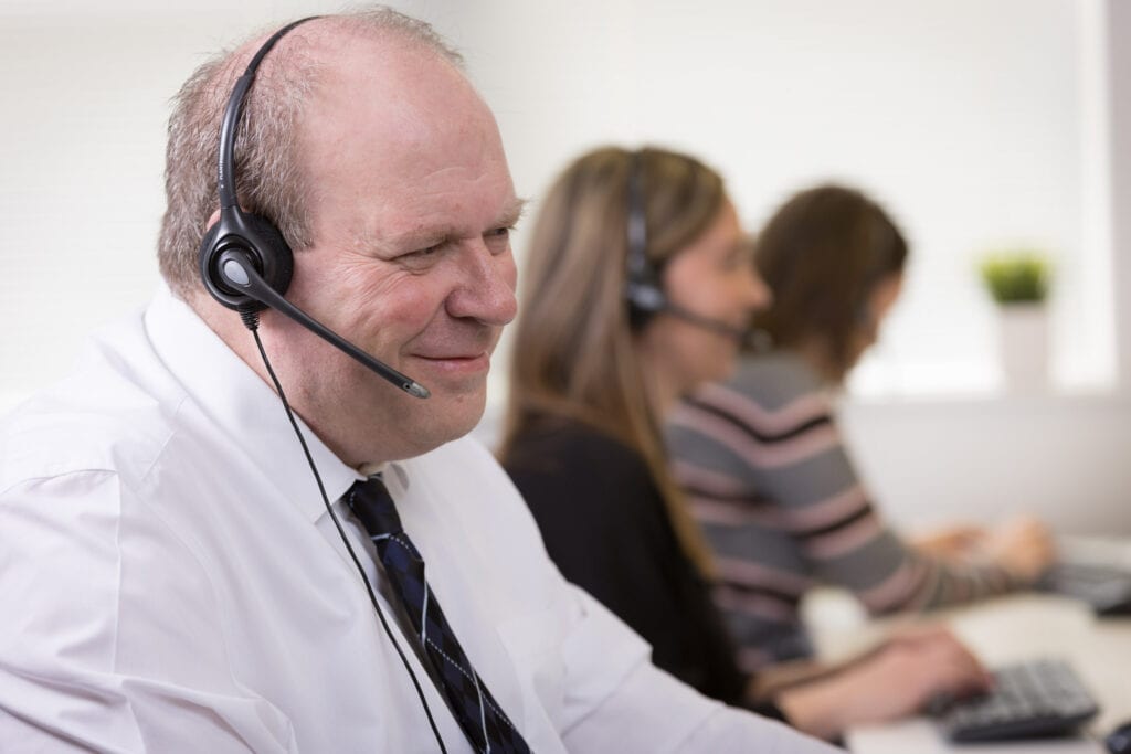 call answering operative