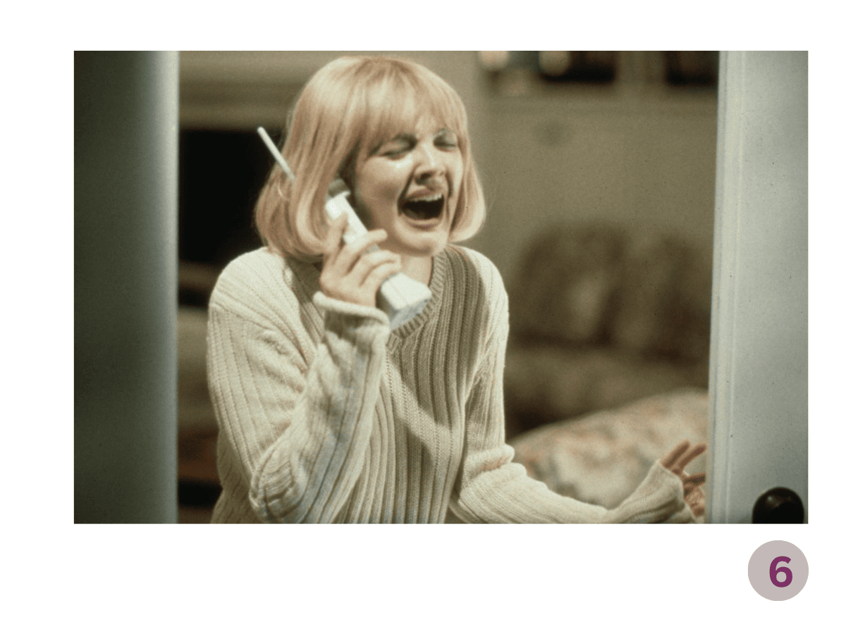 a still from the movie Scream